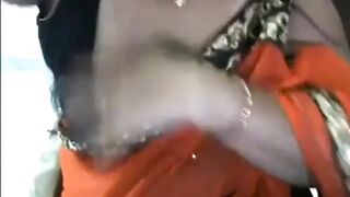 Indian Bhabhi in sari Armpit Tease