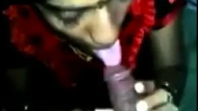 Indian Auntie Hot Blowjob