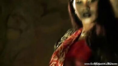 Indian Brunette Dance Gracefully And Seductively