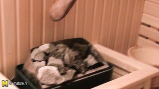Watch these women unload and relax naked