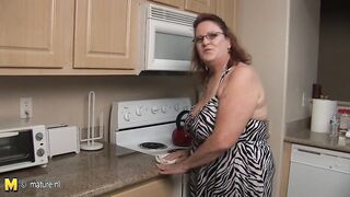 Big Brandy loves to play with her big breasts