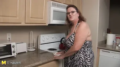Big Brandy loves to play with her big breasts