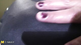 Mature slut Olga loves to get wet and wild