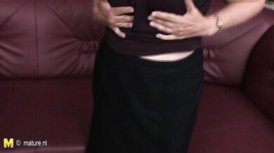 Horny housewife playing with herself