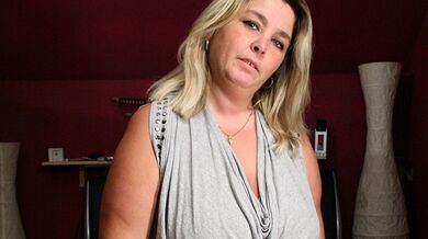 Big titted chubby mama getting naughty