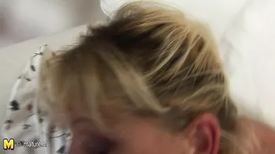 Kinky babe pissing and licking an old horny dame