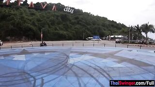 Thai GF motobike ride and fuck at home