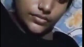 Aunty in video call