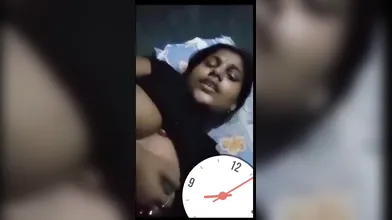 Aunty in video call