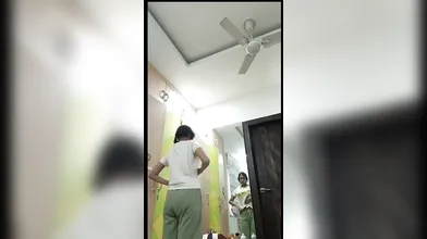 College girl dress changing video