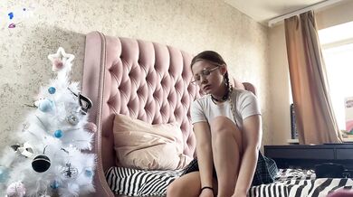 Hot stepsister gives hottest XXX blowjob, stepbrother lucky.