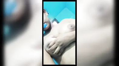 College girl selfie video