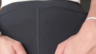 Naughty Librarian Camel Toe Tease