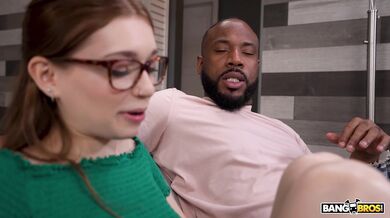 BANGBROS - Watch Jessica Marie Get Her Tight Pussy Stretched By Her Stepfather's Huge Cock