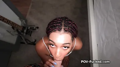 POV fucking sassy Caribbean for graffiti