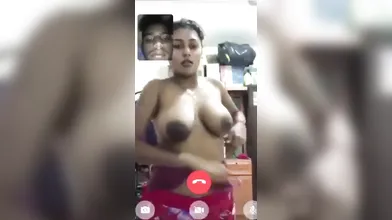 Dark Nipple Tamil Girl Stripping On Video Call (2nd Clip Is Rare)