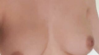 Wife Walking Around Bouncing Boobs