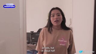 Hot and insatiable Latina steps in with her neighbor when her husband leaves her
