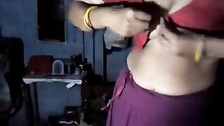 Saree Strip Tamil Lady House Mades House Wife