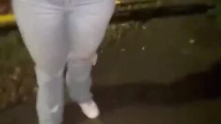 Public BBC Blowjob