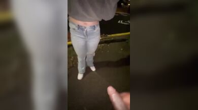 Public BBC Blowjob