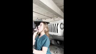 Innocent Blonde Gets BBC In Public