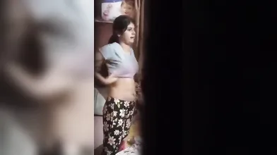 Sister dress change censored video