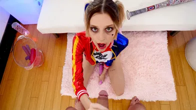 Dildo and dick for Marias fuckable throat