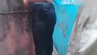Bhabi bathing part 2