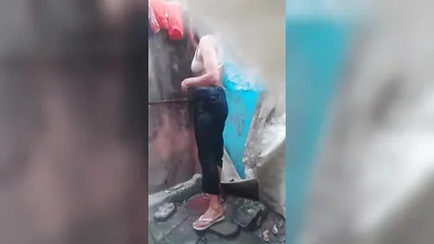 Bhabi bathing part 2