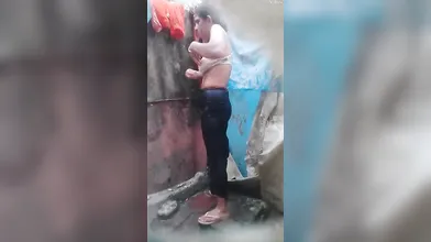 Bhabi bathing part 2