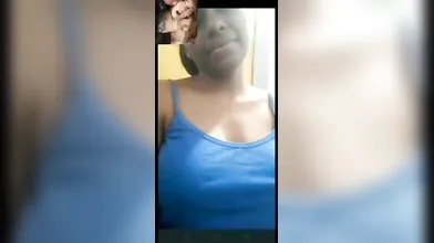 Aunty show her melon video call
