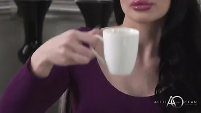 Busty brunette Hungarian PAWG Aletta Ocean has deep anal