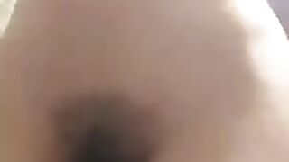 Young girl show her melon on video call