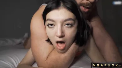 RUTHLESS POUNDING Skinny Teen Slut cant believe whats Happening Madison Quinn