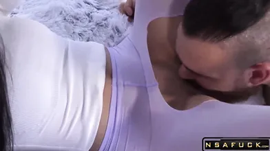 Cute Stepdaughter Leyla Fucked Hard in her Dorm when Nobodys Watching