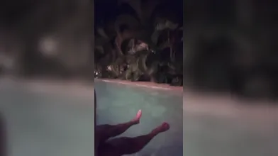 Cubedh AKA Cubeth Indonesian Public Sex In Poolside And Cum In Mouth