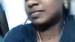 Tamil young girl show her boobs on video call
