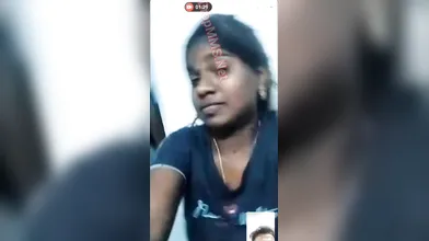 Tamil young girl show her boobs on video call