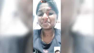 Tamil young girl show her boobs on video call