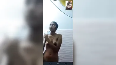 Tamil video call with bathroom