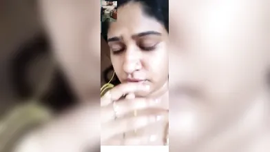 Telugu aunty illegal affair video call censored