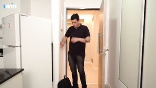 Caught my wifey cheating with the refrigerator guy, now she's getting her filthy