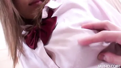 黒ギャル女子校生はバック好き！