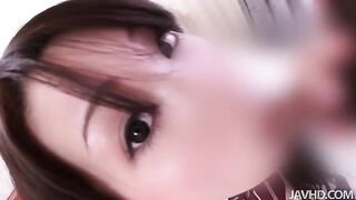 揺れる爆乳女子校生に中出し