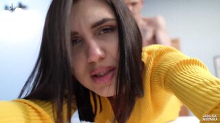 Real public fuck-a-thon with stepfather and crony's daughter Jadilica for homewo