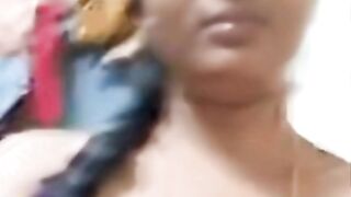 Tamil village sexy wife boobs show
