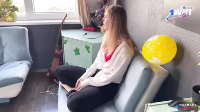 Hot Milf Gets a Facial and Blowjob from Son's Best comrade - New Year 2024 - Fam