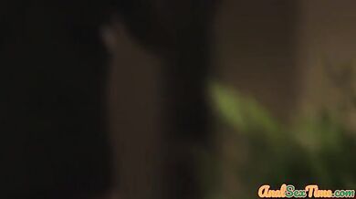 Blonde bae toygaping and analfucking BBC
