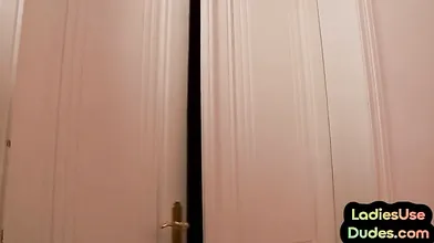 Cruel masseuses rubbing guys asshole